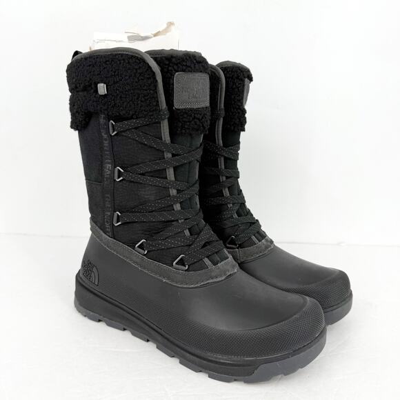 The North Face Womens Shellista V Mid Winter Boots US 10 Black WP Insulated NIB - Picture 5 of 11